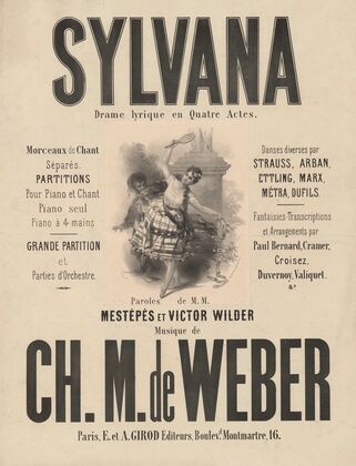 Sylvana. Drame lyrique en quatre actes (1872)