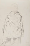 szkic draperii