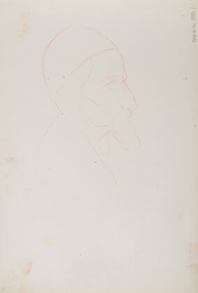 szkic popiersia Żyda