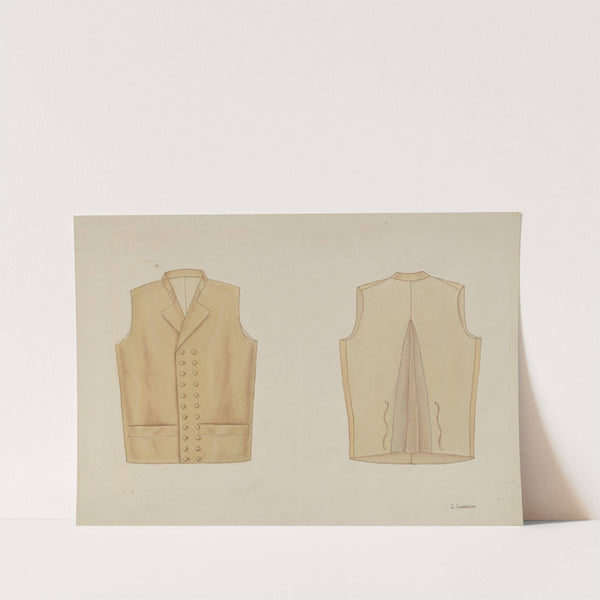 T. Jefferson&#039;s Vest by Syrena Swanson