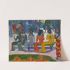 Ta matete (The Market) by Paul Gauguin