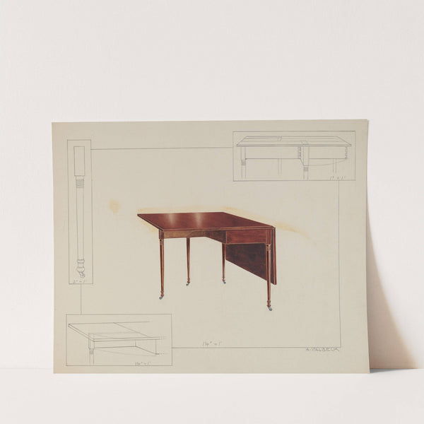 Table by Alfred Walbeck