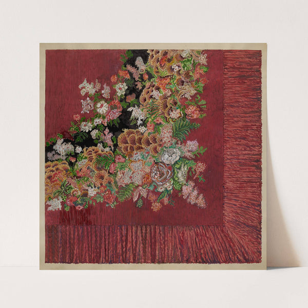 Table Cover (Chenille) by Albert Eyth