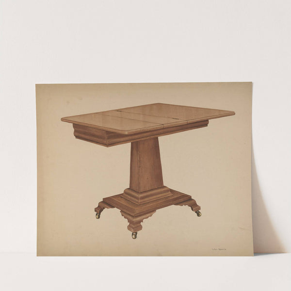 Table (pedestal) by LeRoy Griffith