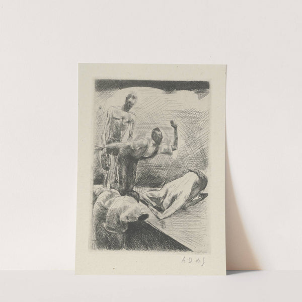 Tableau de la boxe, illustré de 29 gravures à l’eau-forte pl 45 (1923) by André Dunoyer de Segonzac