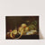 Tabletop still life, including two oysters on a pewter dish, a wine glass, a partially-peeled lemon, and an assortment of fruit by Joris van Son