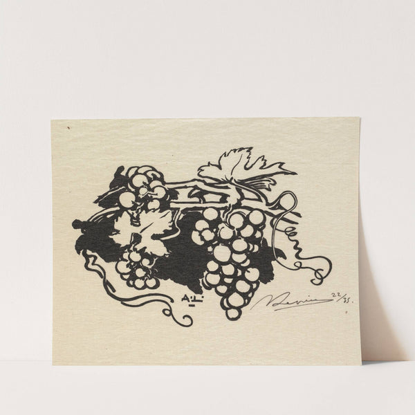 Tailpiece, Grapes (1890) by Auguste Louis Lepère