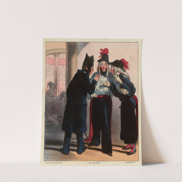 Tais-toi, moutard, faut laisser jaser l’autorité (1840) by Paul Gavarni