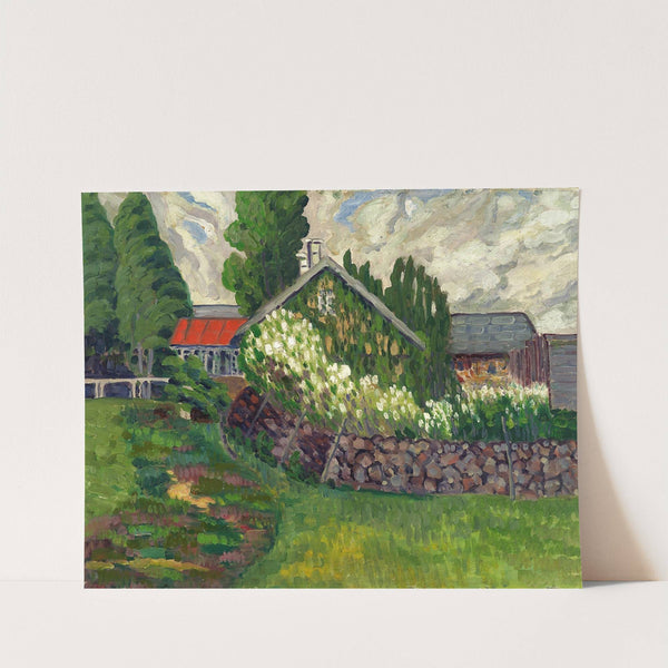 Talumaastik (between 1908 and 1910) by Konrad Mägi