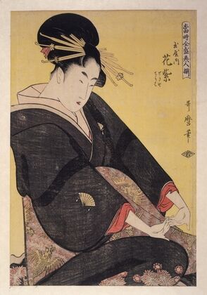 Tamaya uchi Hanamurasaki, Sekiya, Teriha – Hanamurasaki of the Tamaya, Sekiya, Teriha (1793-1804)