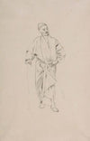 Tamerlane – study of a figure for the painting ‘Sultan Bayezid taken into captivity by Tamerlane’ (1878)