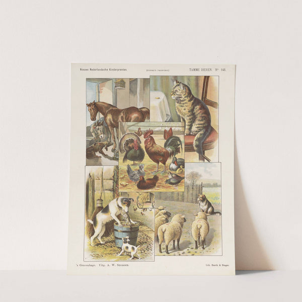 Tamme dieren (1875-1919) by Emrik & Binger