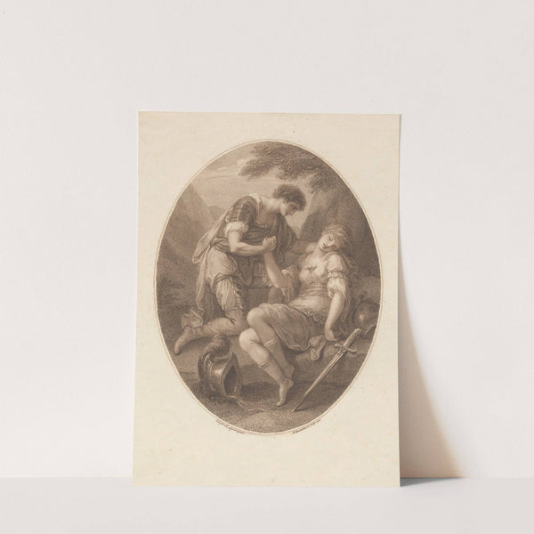 Tancred and Clorinda (1785) by Angelica Kauffmann