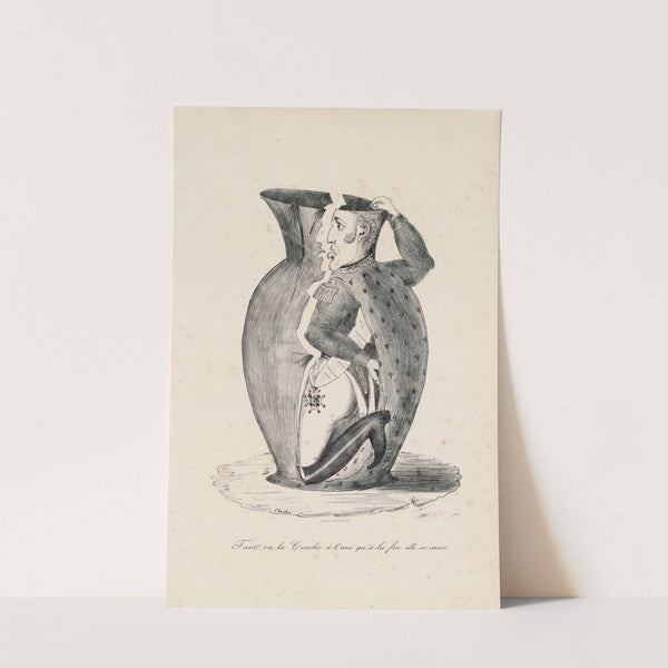 Tant va la cruche à l&#8217;eau qu&#8217;à la fin elle se casse by Charles Philipon