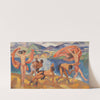 Tanzende in weiter Landschaft (1918-1924) by Ludwig von Hofmann