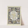 Tapijtontwerp motief ‘Hollland’ (ontwerp op leporello) (1928) by Leo Gestel