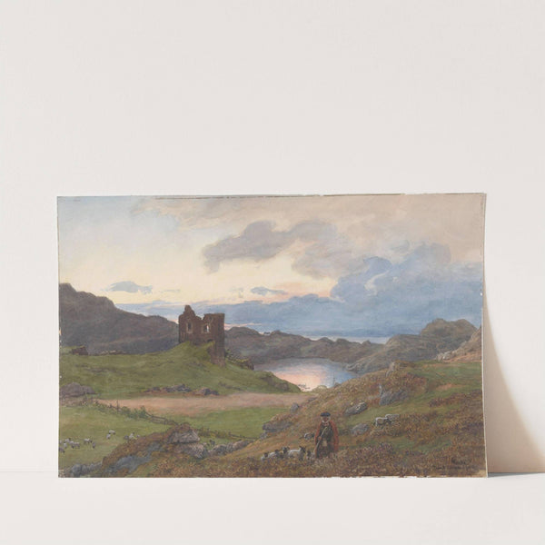 Tarbert Castle, Scotland by Hans Gude