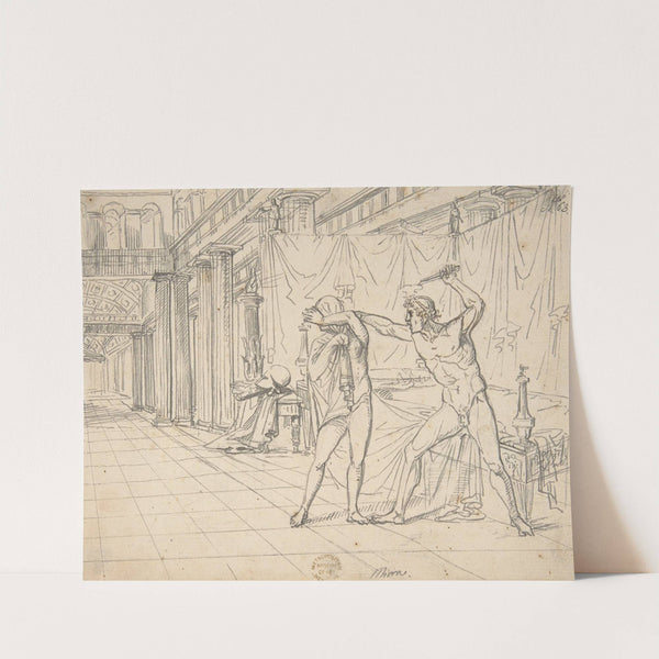 Tarquin and Lucrezia by Vincenzo Camuccini