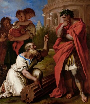 Tarquin the Elder Consulting Attus Navius