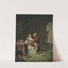 Tartuffe et Élmire supris par Damis, fils d&#039;Orgon by Willem Van Mieris