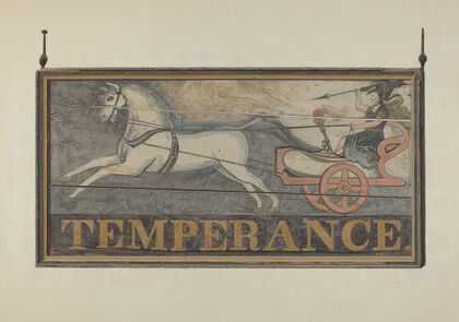 Tavern Sign – Temperance