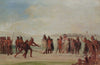 Tchung-Kee, a Mandan Game Played With a Ring And Pole