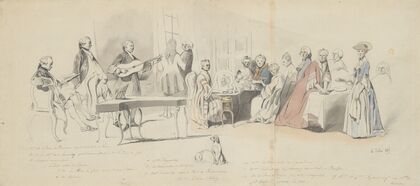 Tea Party at the Prince de Conti’s (mid-19th century)