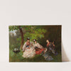 Tea time in the park by Philippe-Jacques Linder