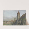 Teilansicht von Rothenburg ob der Tauber by Theodor Alt