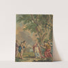 Telemachus en Mentor komen aan bij de nimf Calypso (1719 - 1775) by Rienk Keyert