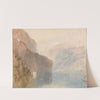 Tell&#039;s Chapel, Lake Lucerne by Joseph Mallord William Turner