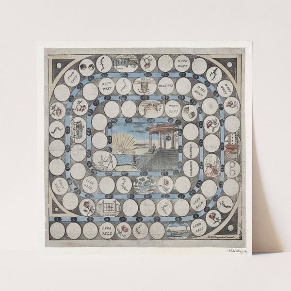 Tempel van het geluk (1816) by Jan Oortman Sr.