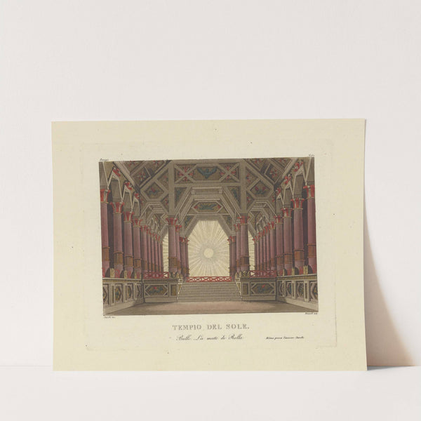 Tempio del sole, ballo La morte di Rolla (1820 - 1829) by Stanislao Stucchi