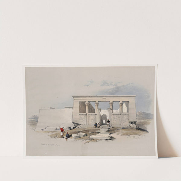 Temple at Wady Dabod [Wadi Dâbûd], Nubia. (1846-1849) by David Roberts
