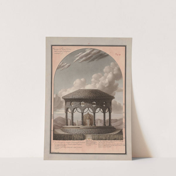 Temple de verdure de Cérès situé au milieu de la plaine campagne. (1777-1825) by Jean Jacques Lequeu