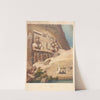 Temple D&#8217;Ibsamboul (Façade) (Temple Of Abu Simbel (Façade)). (1839) by Hector Horeau