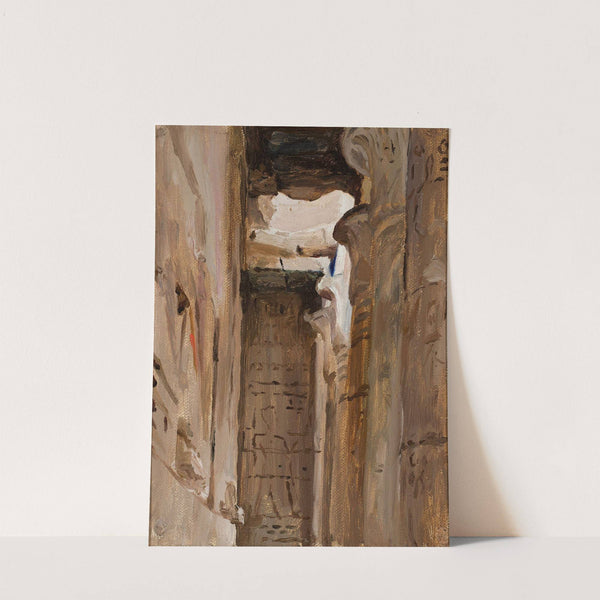 Temple. From the journey to Egypt 3 by Jan Ciągliński