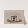 Temple of Dandour [Dendûr], Nubia. (1846-1849) by David Roberts