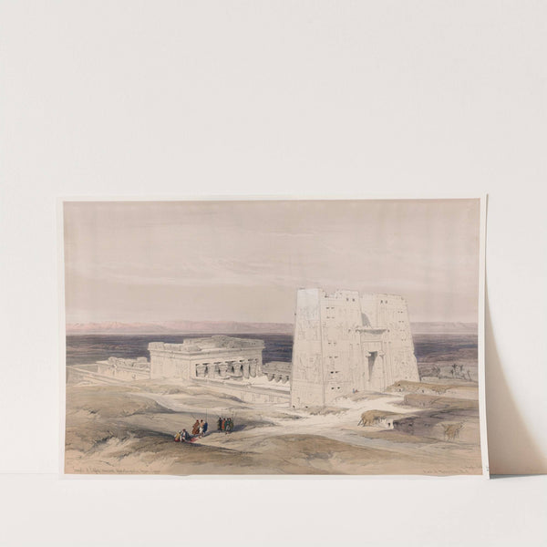 Temple of Edfou [Idfû], ancient Appolinopolis, Upper Egypt. (1846-1849) by David Roberts