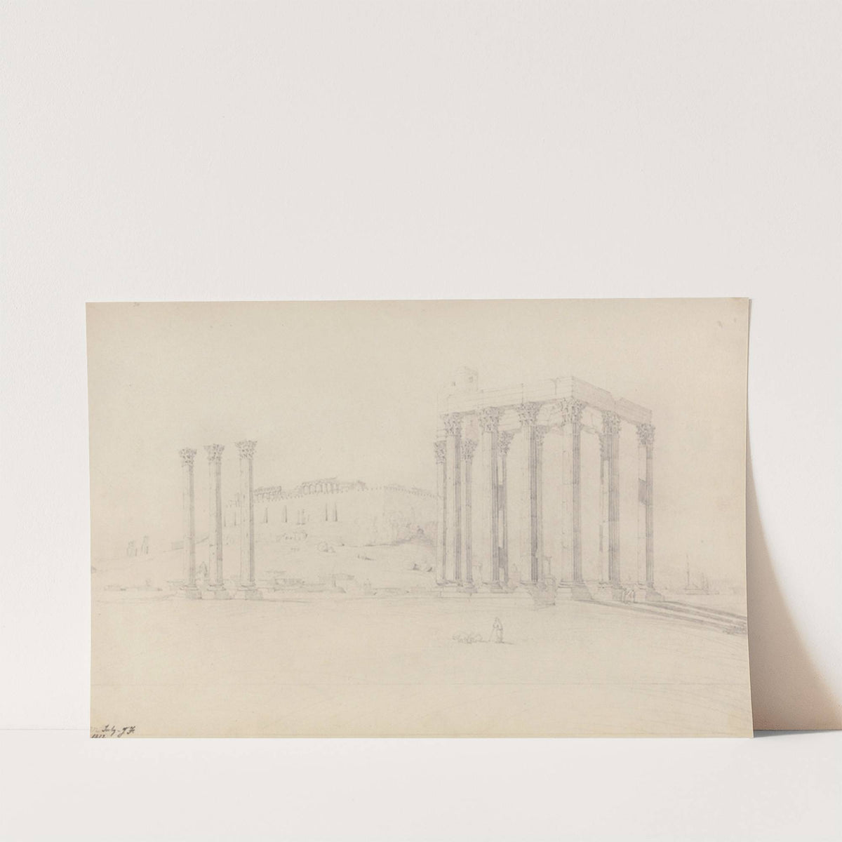 Temple of Jupiter, Athens by John Foster