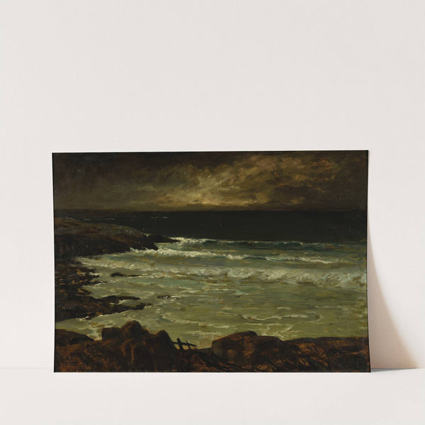 Temps d’orage sur la mer (1904) by Charles Cottet