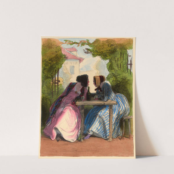 T’en es donc bien coiffée du petit by Paul Gavarni