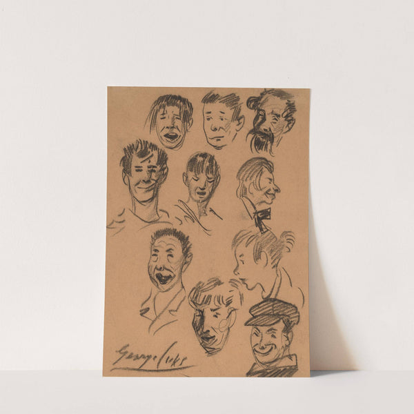 Ten Heads by George Luks