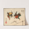 Tengu Messengers Colliding in Midair by Tsukioka Yoshitoshi