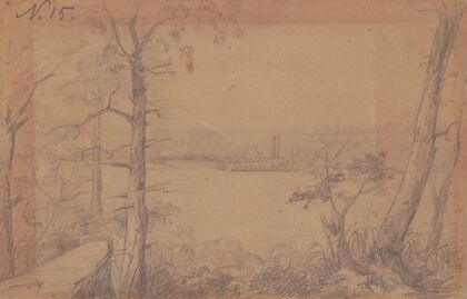 Tennessee River near Florence, Alabama, 1862