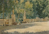 Terrace in the Gardens of the Villa Borghese, Rome