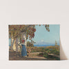 Terrace off Villa Haan, Isola Capri (1896) by Charles Caryl Coleman