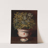 Terracotta Vase With An Orange Bush In Flower by Tomás Hiepes
