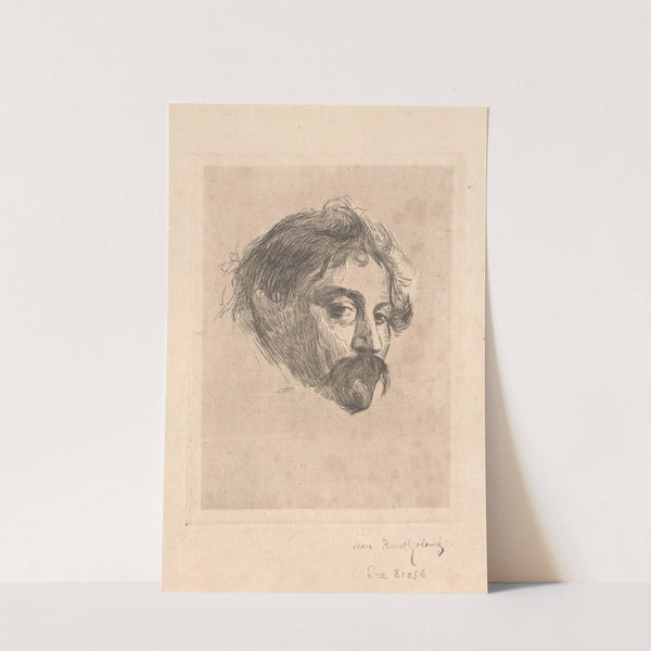 Tête d &#8216;homme by Léon Bartholomé