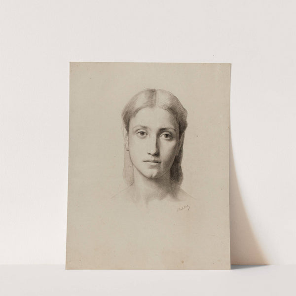 Tête de femme by François Alfred Delobbe